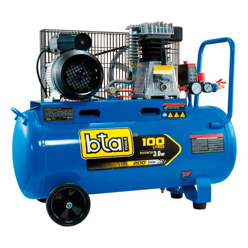 Compresor de Aire de Mando Indirecto BTA 3Hp 100L