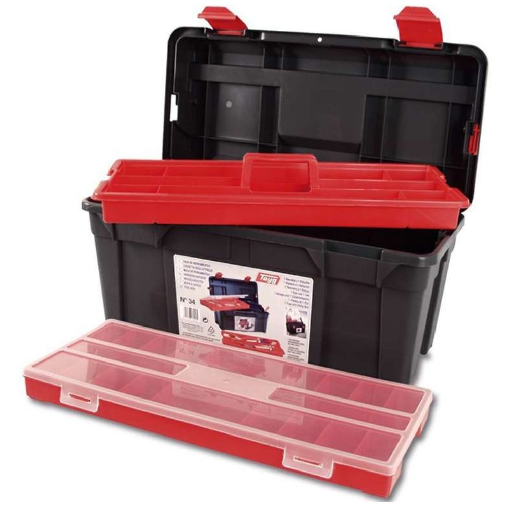 Caja de herramientas TAYG 34 de plástico