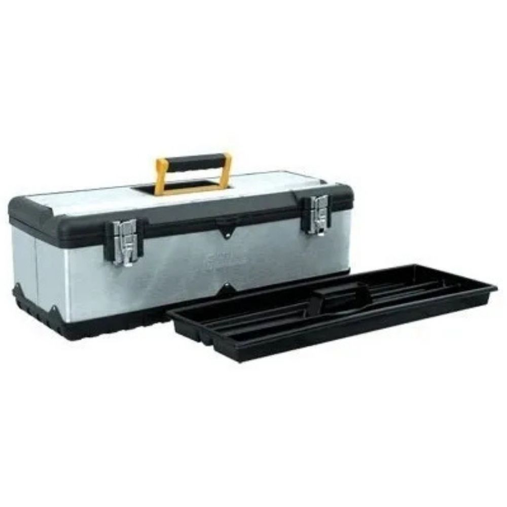 Caja de herramientas de acero inoxidable con cierres metálicos Crossmaster 9931016