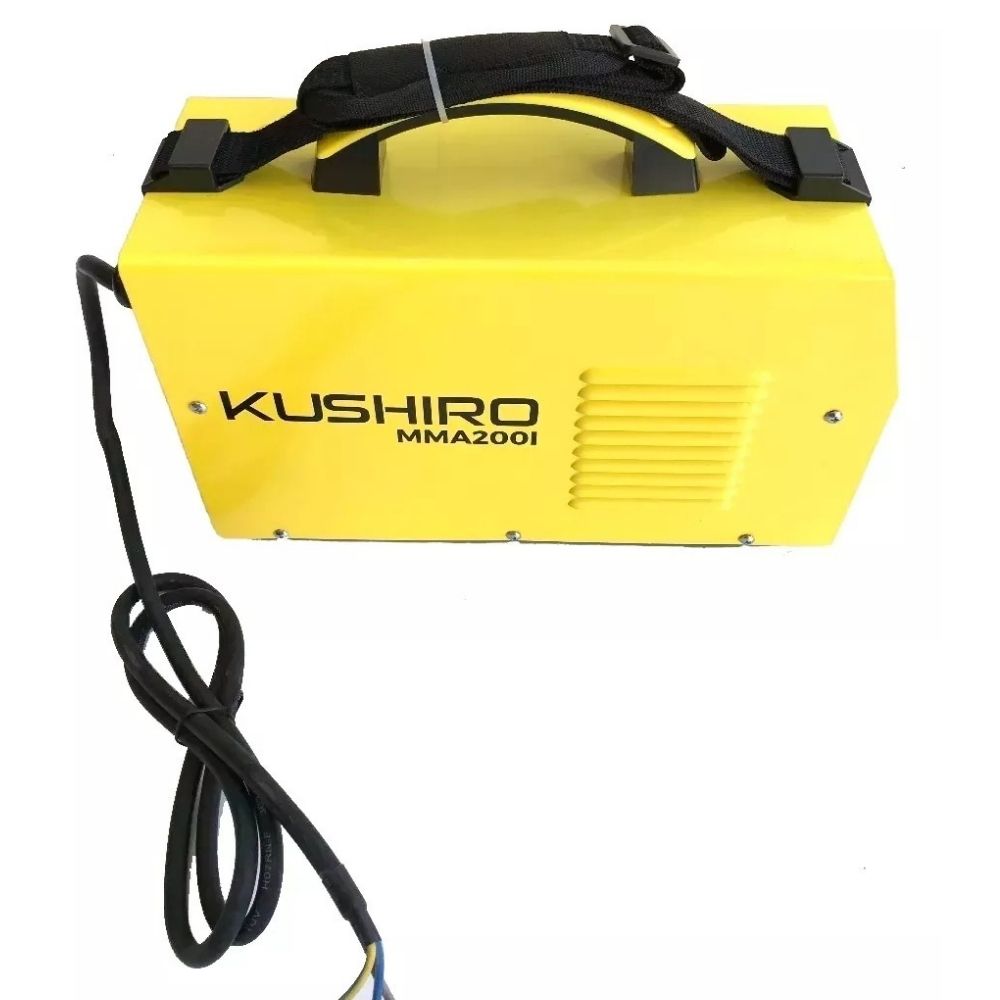 Soldadora inverter Kushiro MMA-200i – 200 A, IGBT, 220V, ciclo 60%, anti-stick y display digital
