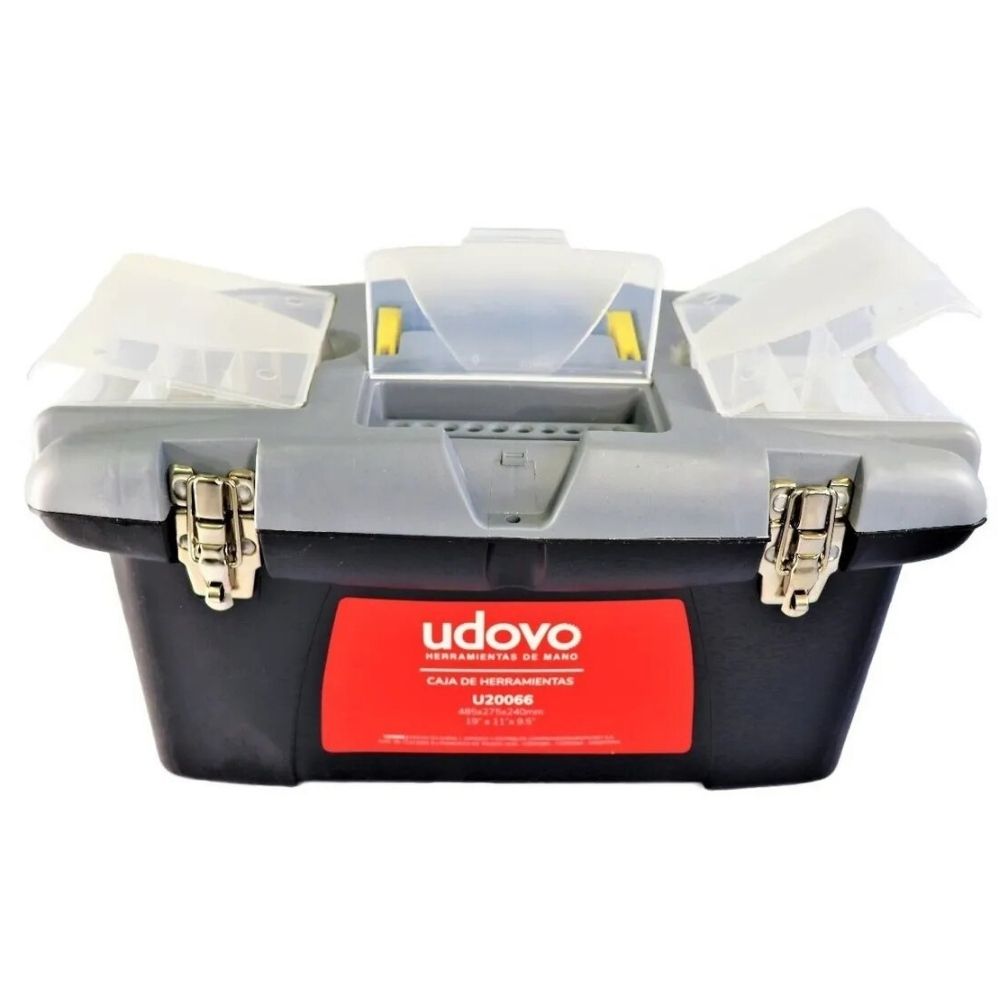 Caja de Herramientas plástica con cierre metálico Udovo U20066