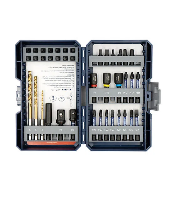 Juego de Mechas y Puntas de Impacto BREMEN 40 Piezas