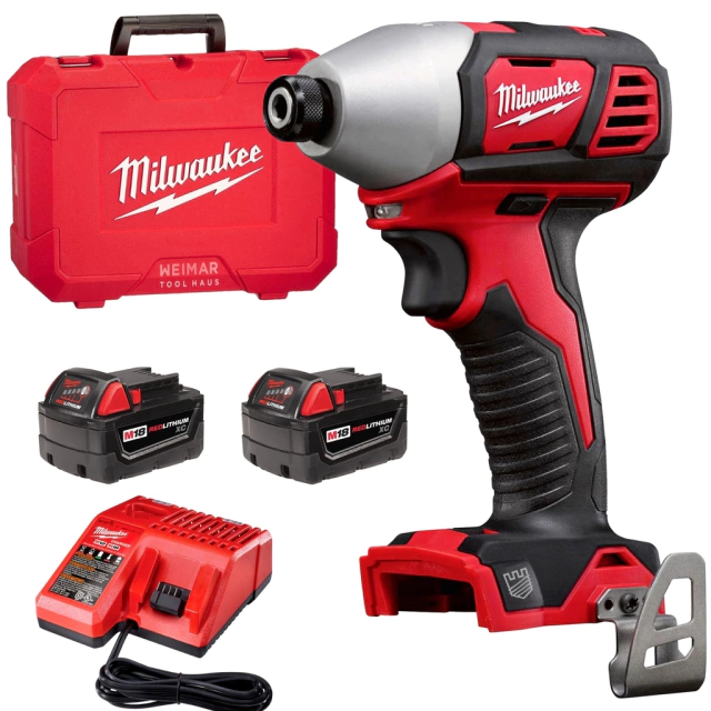 Atornillador de impacto a batería Milwaukee 2657‑259A – 18 V M18 con batería y cargador