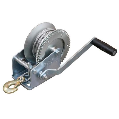 Malacate manual con cable de acero BTA 725 kg.