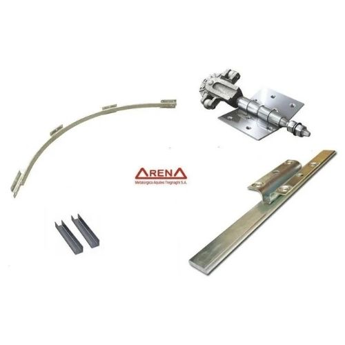 Juego de herraje para portón corredizo curvo ARENA