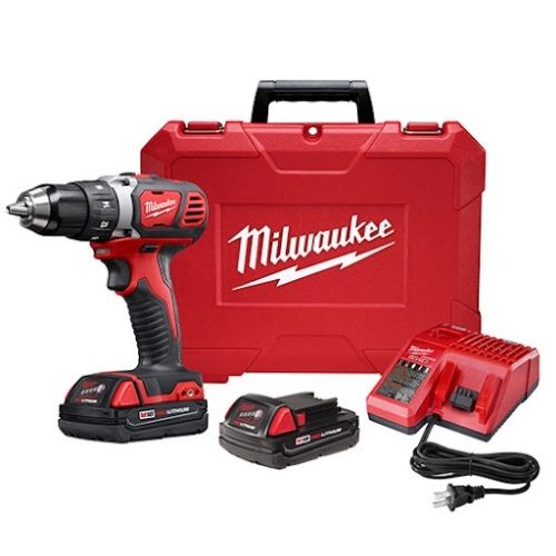 Taladro atornillador inalámbrico Milwaukee 13 mm 1/2″ – Batería 18 V M18 con kit