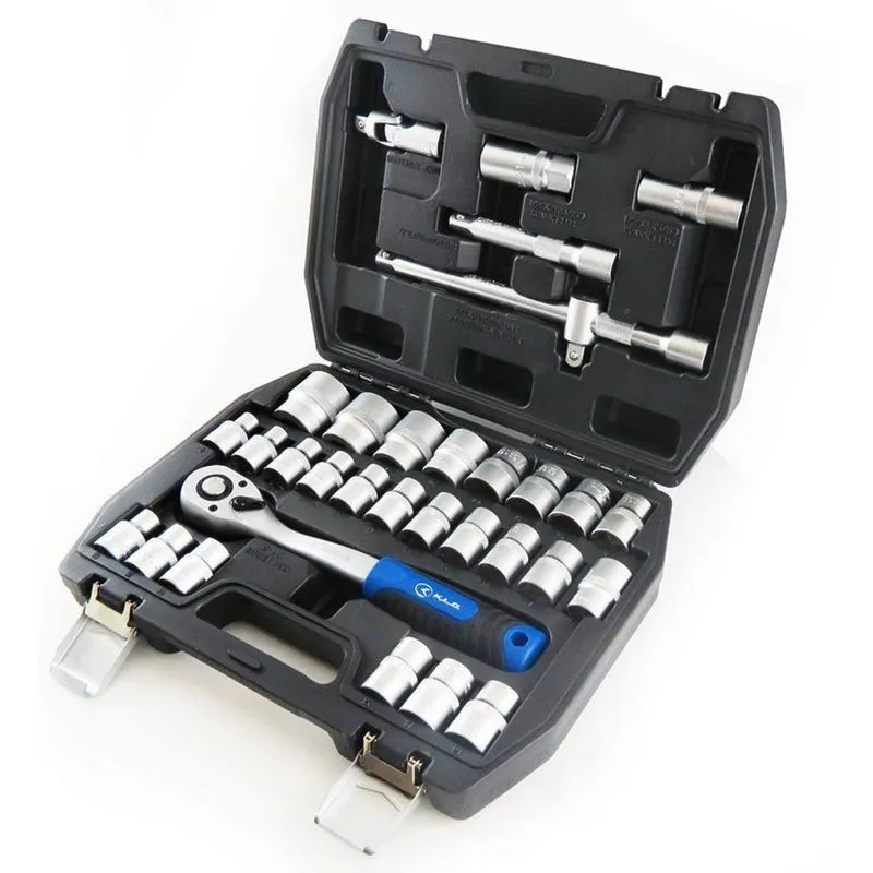 Juego de tubos y accesorios KLD 1846 de 1/2" 32 piezas milimetradas