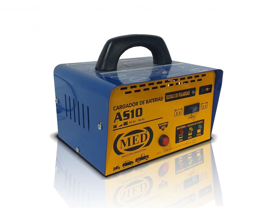 Cargador de baterías MED AS 10