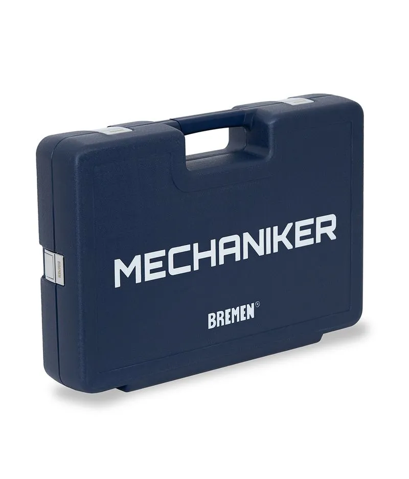 Juego de Herramientas Bremen Mechaniker – 160 piezas (encastres ¼″, ⅜″ y ½″) 8010
