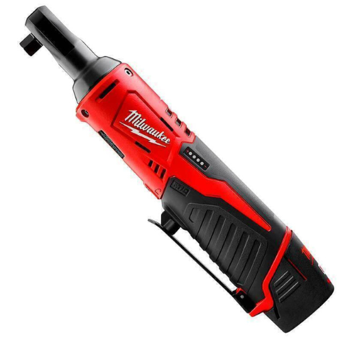 Llave crique a batería Milwaukee 2457‑159A – 3/8″ M12 con batería y cargador