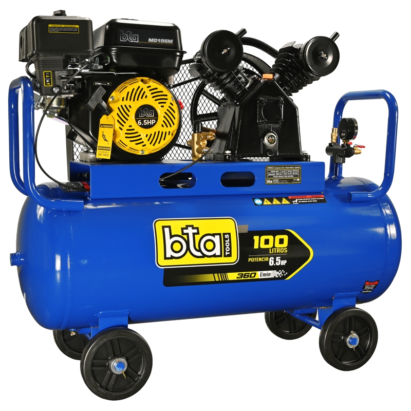 Compresor a explosión BTA FCEV6-100-7 – 100 L, 6.5 HP, 360 L/min, 8 bar (mando indirecto)