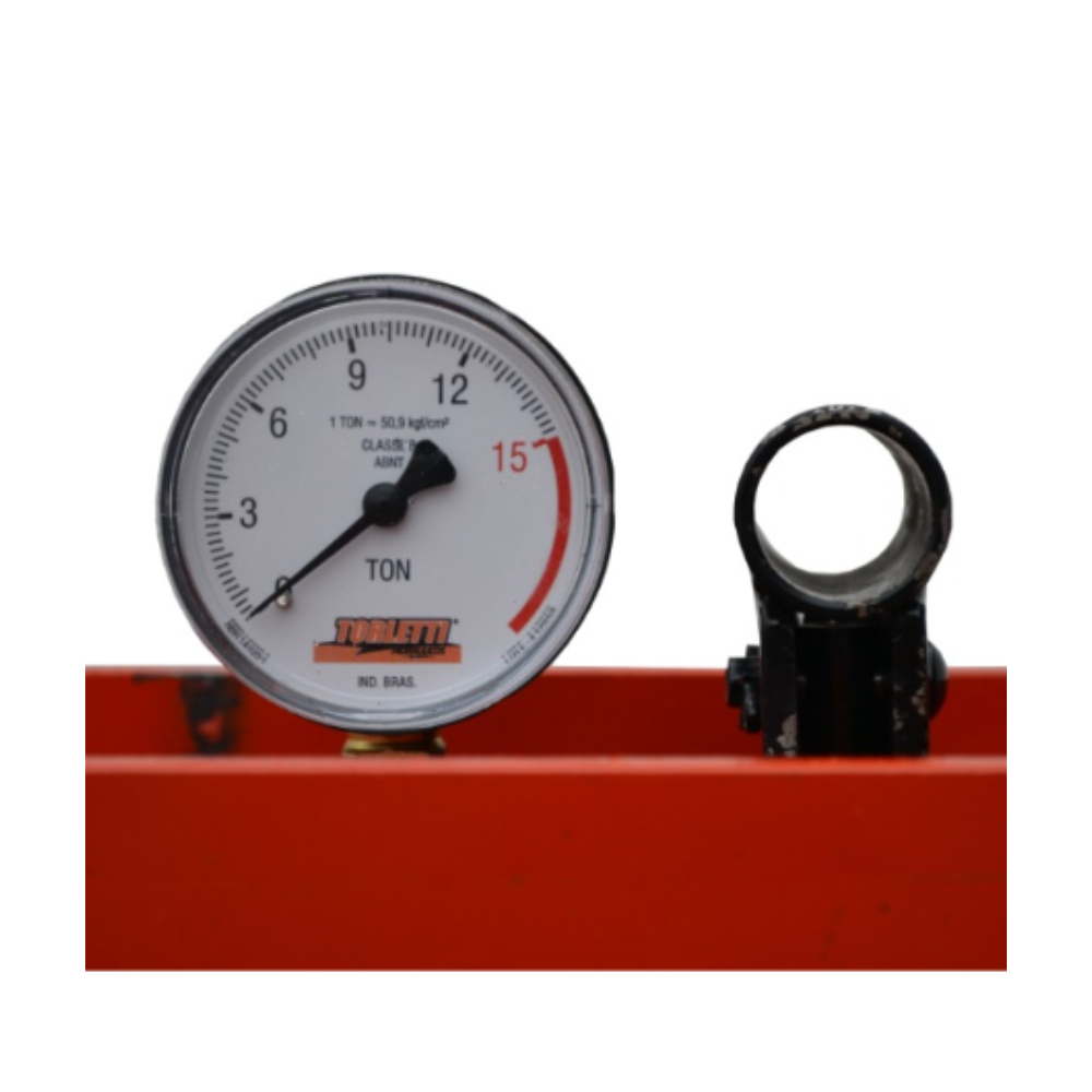 Prensa hidráulica de banco Torletti 15 tn – Compacta y robusta para taller