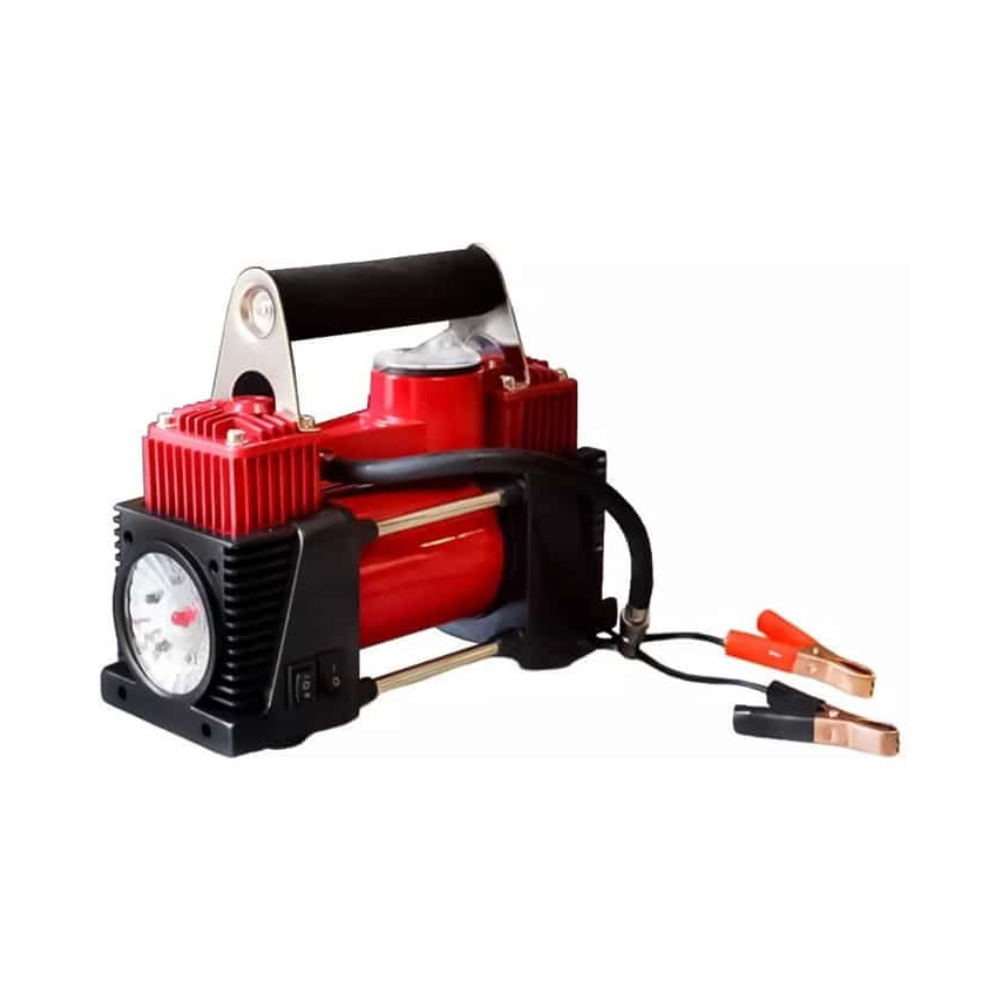 Compresor 12V Driven AC2150 – 150 PSI, 60 L/min, doble pistón, luz LED, manguera 5 m