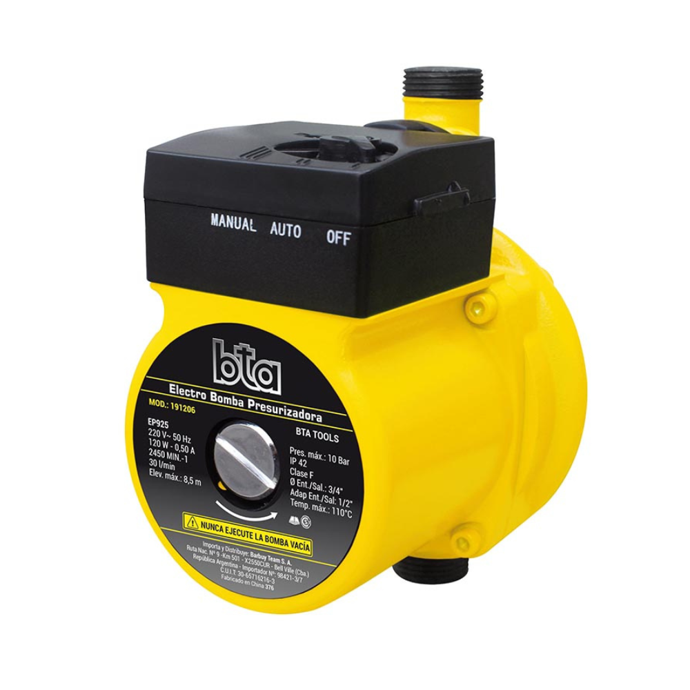 Electrobomba Presurizadora BTA 120W