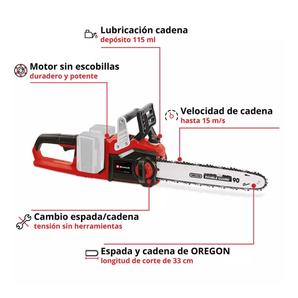 Motosierra Inalámbrica EINHELL GE-LC 36/35 Li