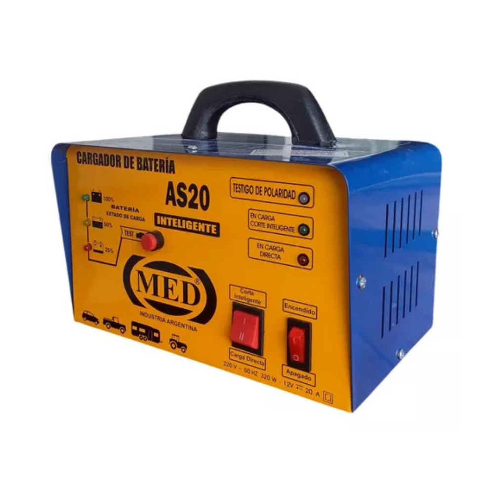 Cargador De Batería MED AS20