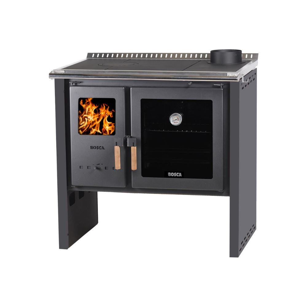 Cocina a Leña Bosca Hestia 90 – Con Horno y Calefacción