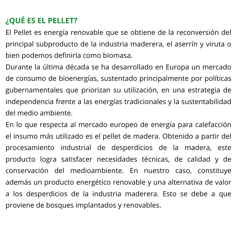 Pellet de Madera LIPSIA – Bolsa de 13 kg (Diámetro 6 mm)