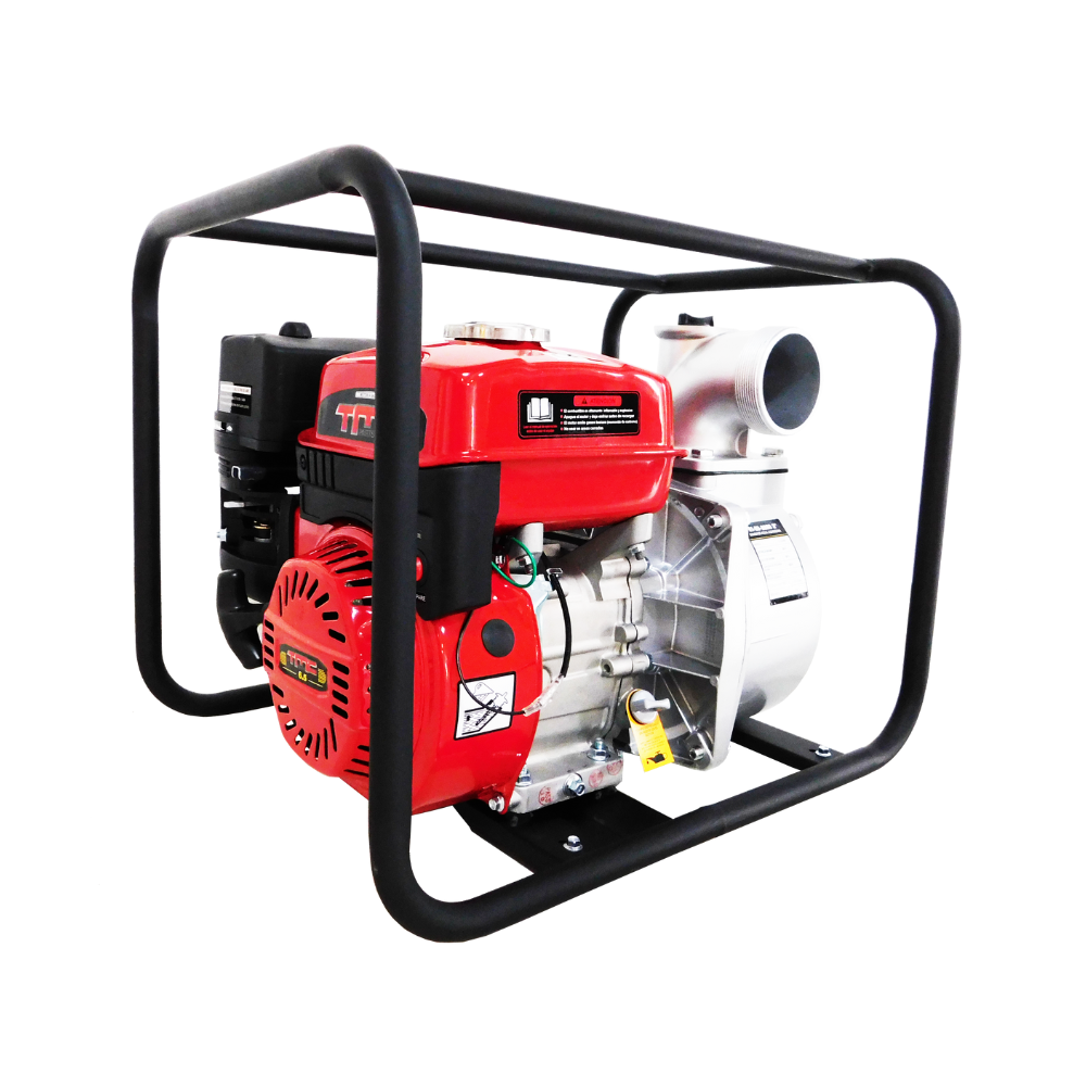 Motobomba TMC MBC50 2″ – 35 m³/h, 3.1 kW (4.2 HP), succión 7 m, tanque 3.6 L