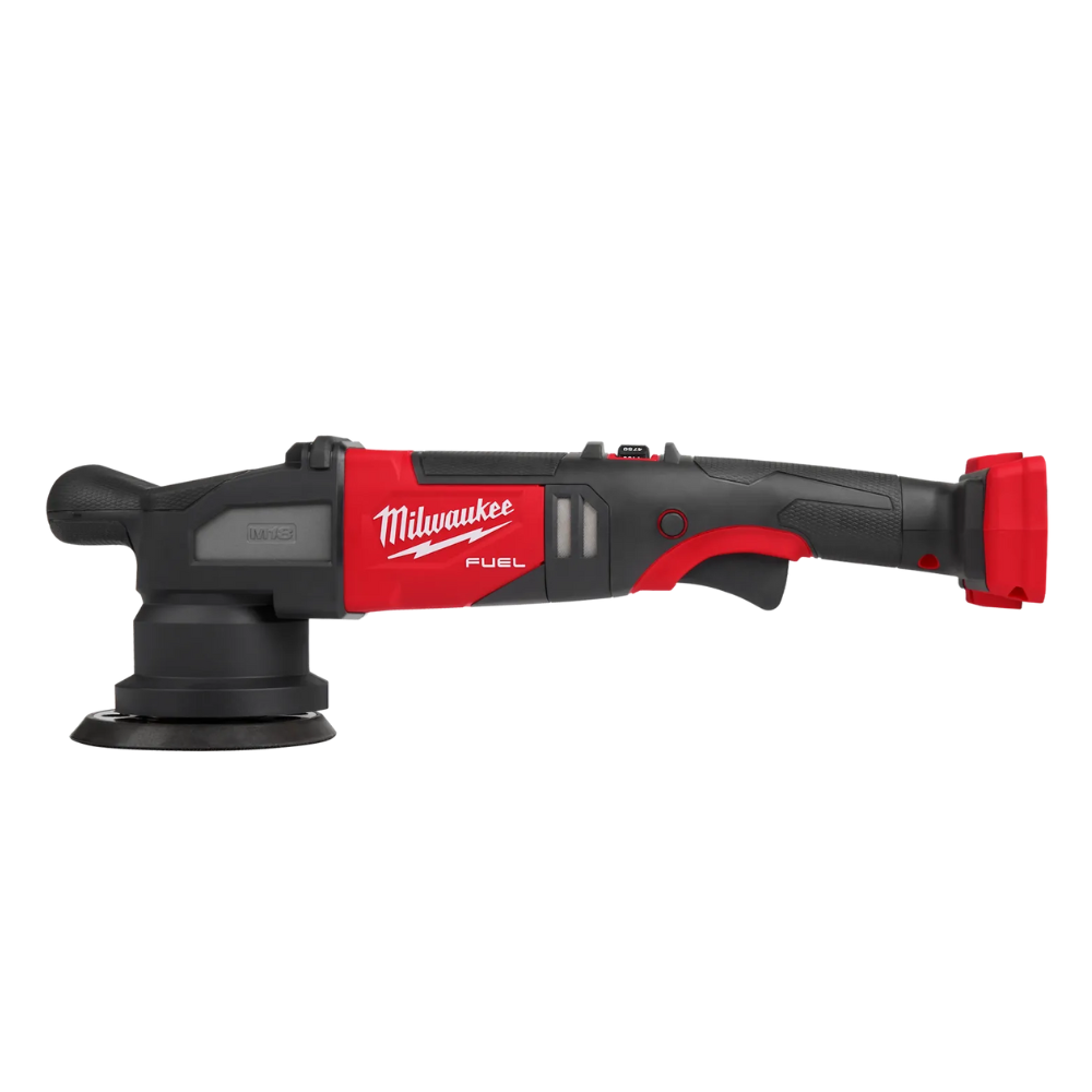 Pulidora orbital aleatoria Milwaukee M18 FUEL – 18V, velocidad variable, baja vibración, pads 125/150 mm (tool-only)