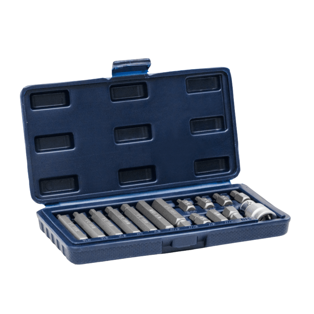 Juego de Puntas BREMEN Hexagonales 15 Pzs