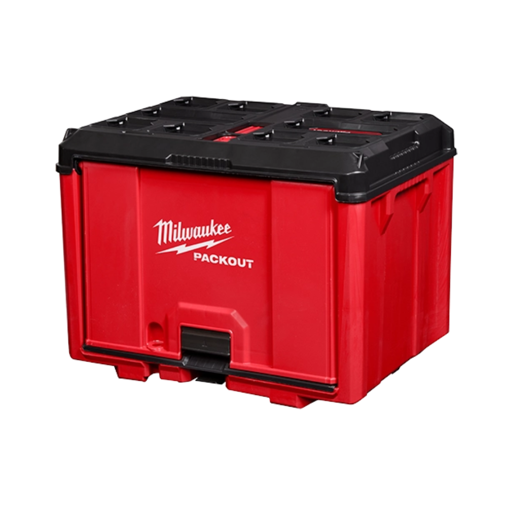 Gabinete Milwaukee PACKOUT 48-22-8445 – puerta de acceso rápido, cuelga/apila, 50 lb, polímero antiimpacto