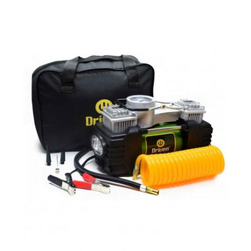 Compresor de Aire DRIVEN Metálico 12v Doble Cabezal