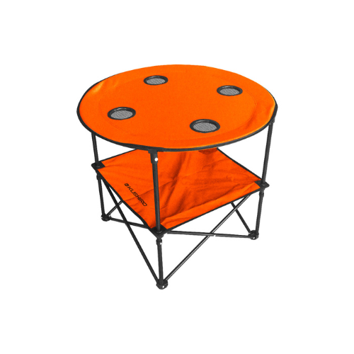 Mesa Camping Plegable KUSHIRO 75 Cm Diam X 65 Cm