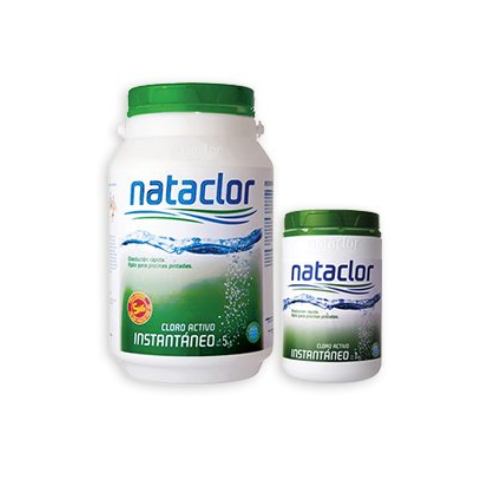 Cloro granulado de disolución rápida Nataclor – estabilizado, dosificación diaria 20 g/10.000 L
