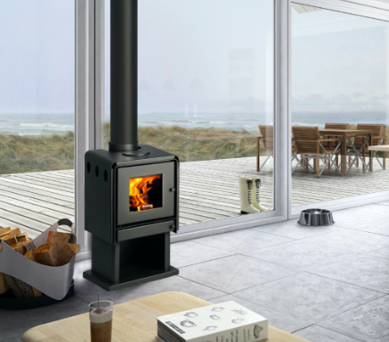 Calefactor a leña MultiBosca 350 120 m² con kit