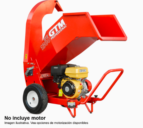 Chipeadora de ramas y cultivos GTM GTS1300 C/motor