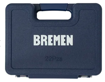 Juego de bocallaves Bremen con accesorios 1/2 22 piezas