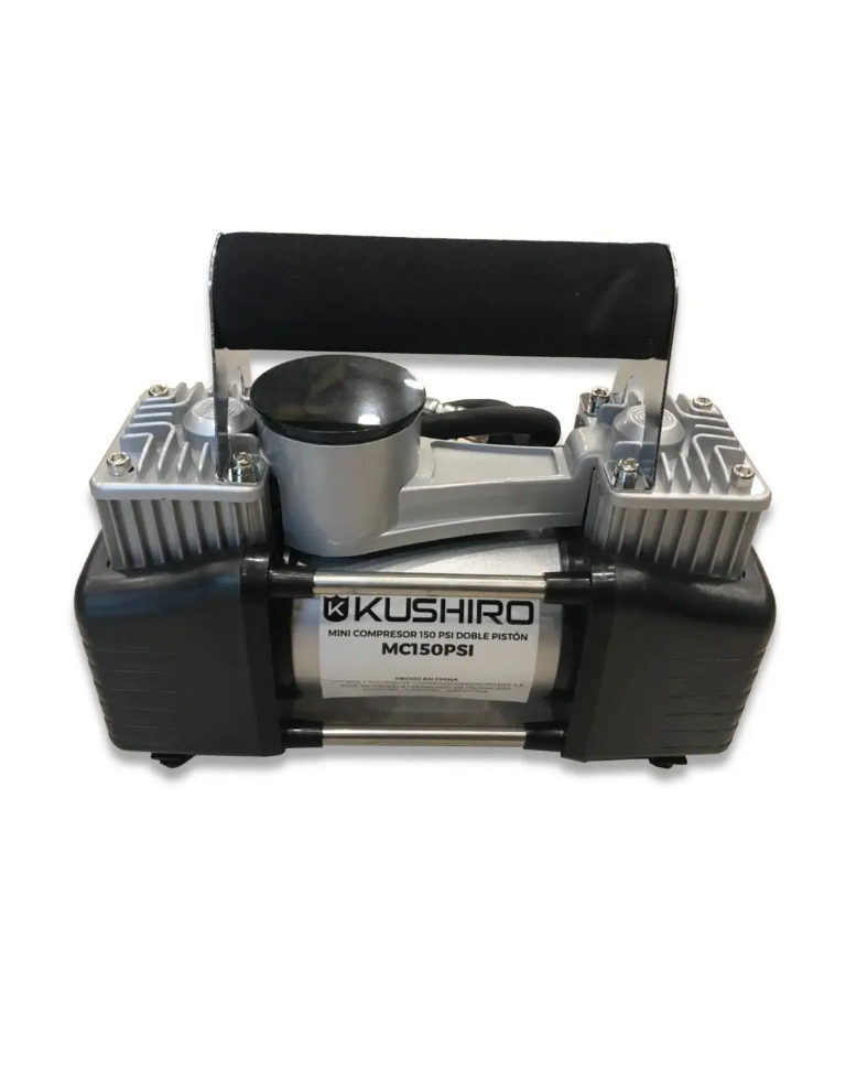 Minicompresor Kushiro 150 PSI doble pistón